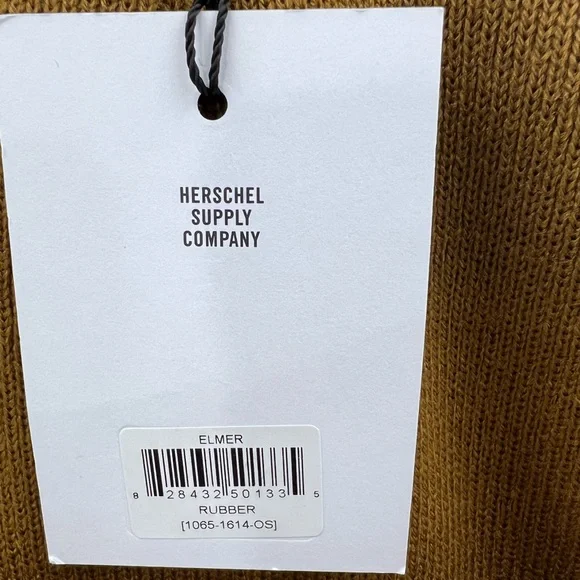 HERSCHEL SUPPLY CO. CAMEL COLOR, DOUBLE LINED VERY WARM BEANIE,UNISEX, ONE SIZE - Picture 13 of 16